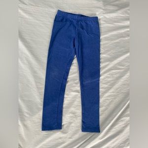 Size 7/8 girls blue leggings